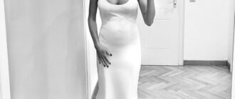 LN: Беременная Елена Николаева снялась в полупрозрачном платье без нижнего белья