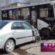 В Шуе водитель Toyota Corolla протаранил пассажирский автобус